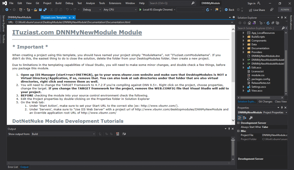 Dnn, Formerly Dotnetnuke, Tutorial - Part Four (Genericdnn Modules)