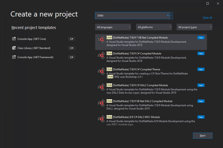 Developing Module on Visual Studio 2019 ITuziast