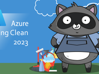 Azure Spring Clean 2023 racoon