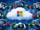 Professional enterprise security architecture image showing a Microsoft 365 tenant protected by Zero Trust pillars: identity, endpoint, data, applications, network, and monitoring. Use layered shields, Conditional Access gates, device compliance signals, and a cloud architecture background. No text.